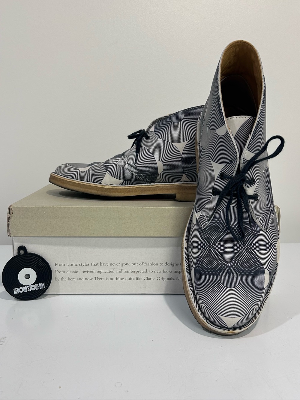 Clark’s Originals ‘Record Store Day” edition chukka boots